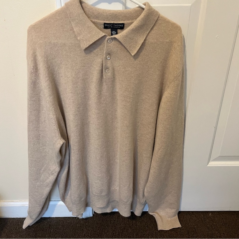 Cashmere Grant Thomas Polo
